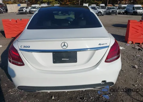 2015 Mercedes-Benz C 300 Sport 4Matic from USA, damaged, VIN 55SWF4KB7FU024156